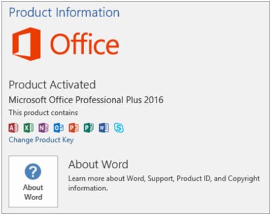 Ativação Office 2019 a 2024